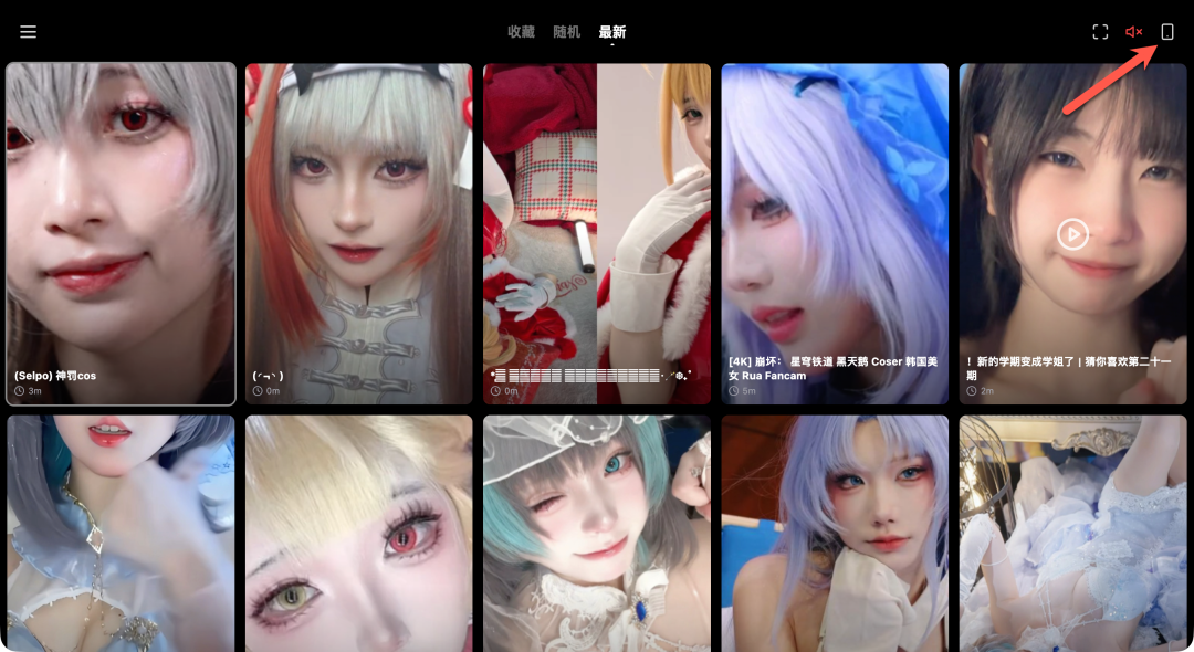 EmbyTok网格视图展示