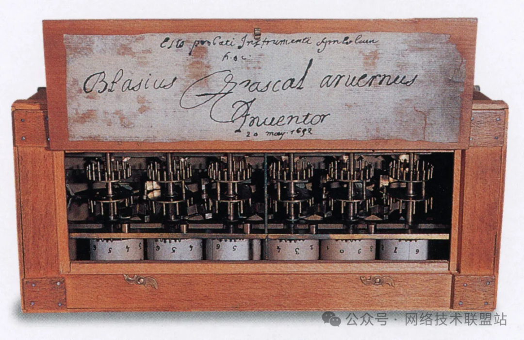 早期机械计算器设计图