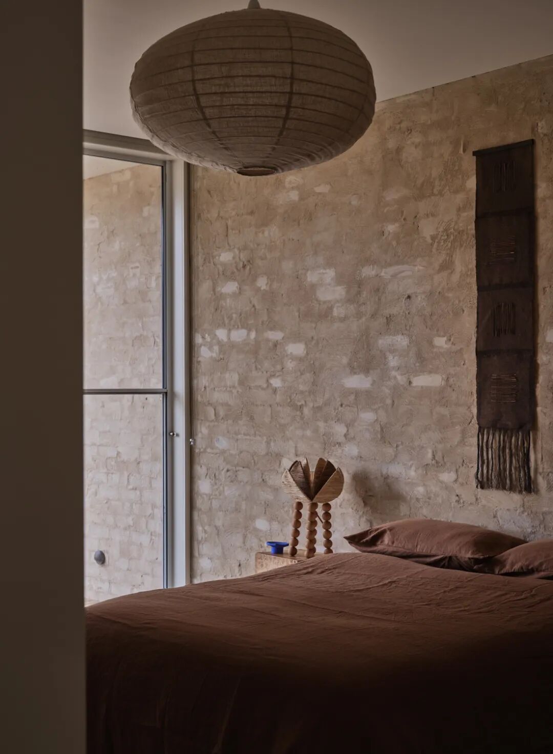 卧室砖墙与装饰