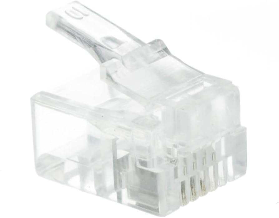 一个透明的RJ45连接器