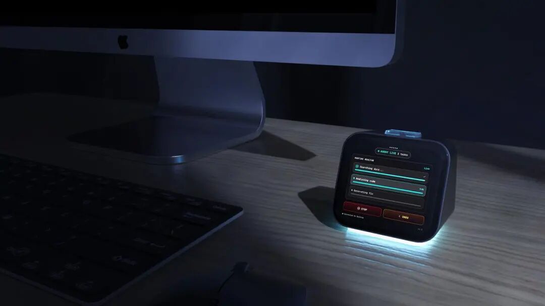 显示任务列表的智能设备界面截图