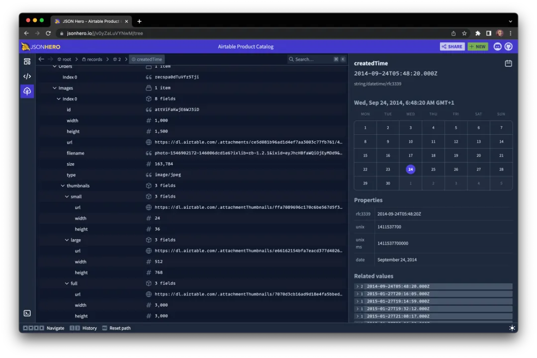JSON Hero对日期时间字段的智能解析与展示