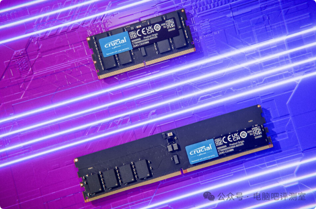 Crucial品牌DDR3与DDR4内存条对比图