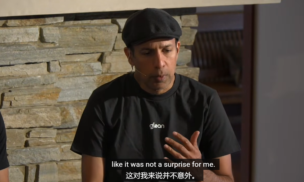 Arvind Jain在讨论中发言