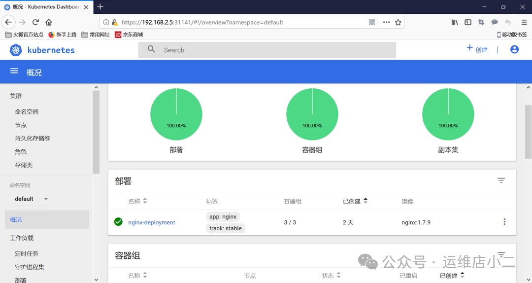 Dashboard登录界面