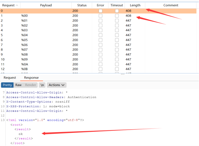 使用NULL字符进行爆破