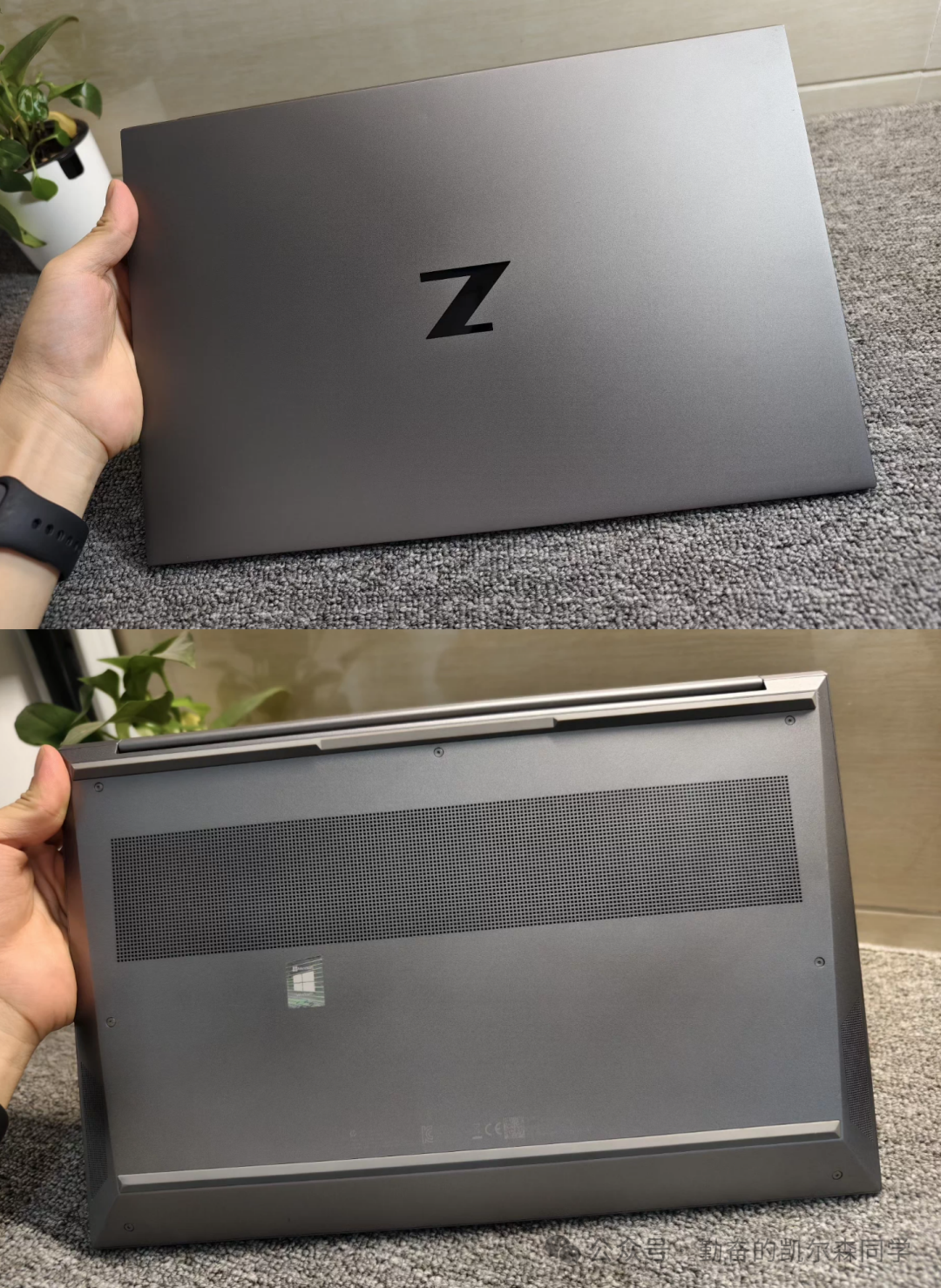 ZBook Studio G8机身A面与D面展示