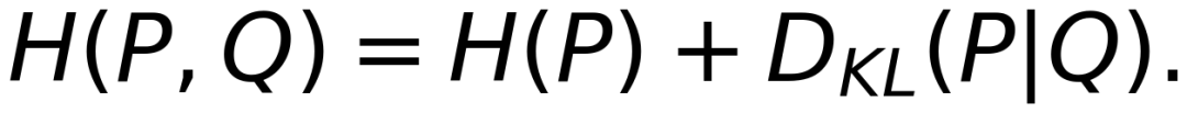 交叉熵H(P,Q)的定义
