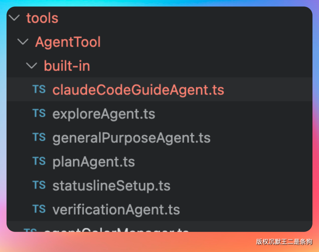 内置Agent文件列表