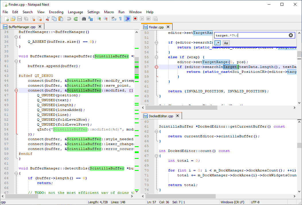NotepadNext界面预览