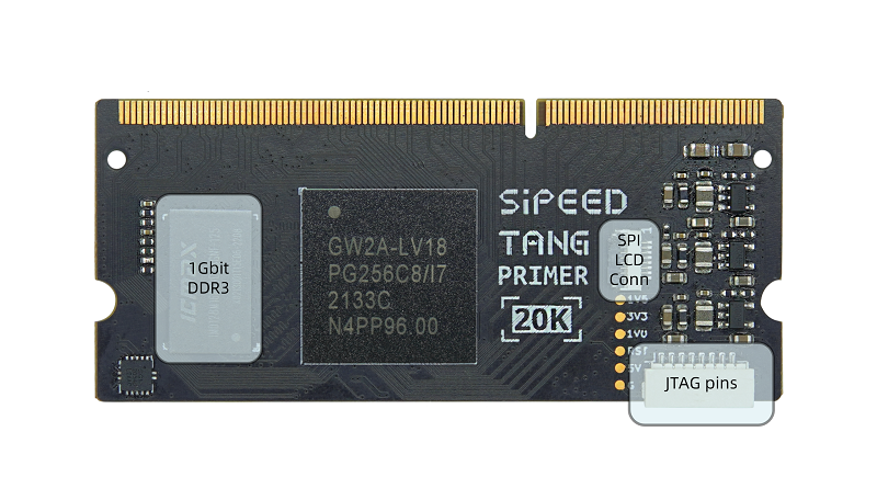 Tang Primer 20K 开发板与 DDR3 芯片