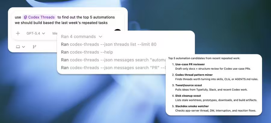 Codex Threads工具界面截图