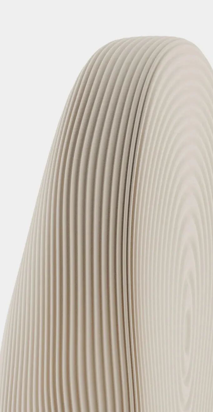 波浪褶皱抽象雕塑