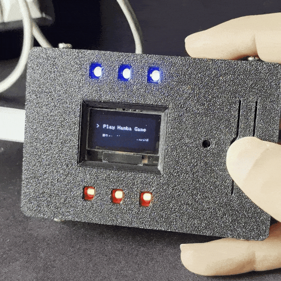 Hamba Game 菜单与Number Hold游戏画面