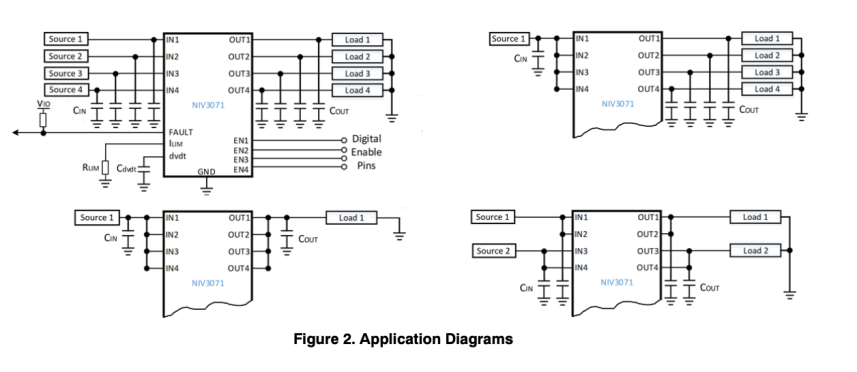 NIV3071多种应用电路图