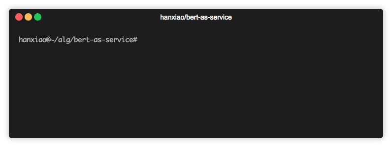BertClient编码调用示例