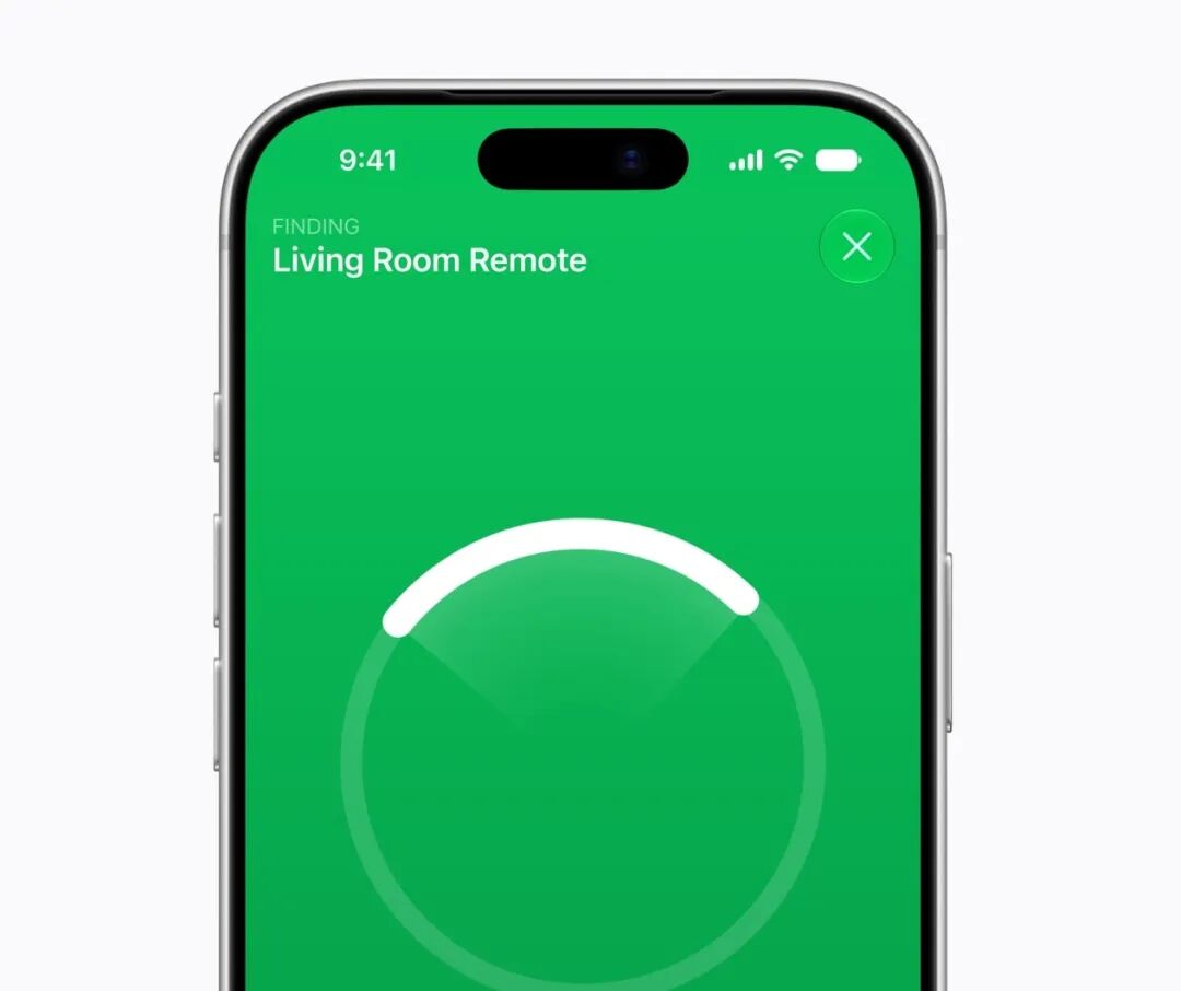 Siri Remote 精确查找功能