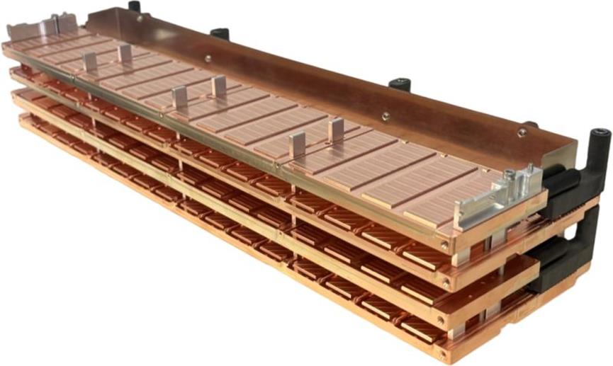 液冷系统铜质散热结构组件