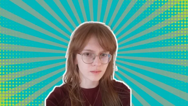 年轻女性开发者肖像