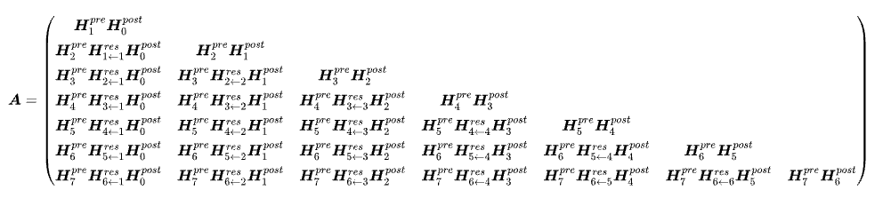HC/mHC对应的注意力矩阵