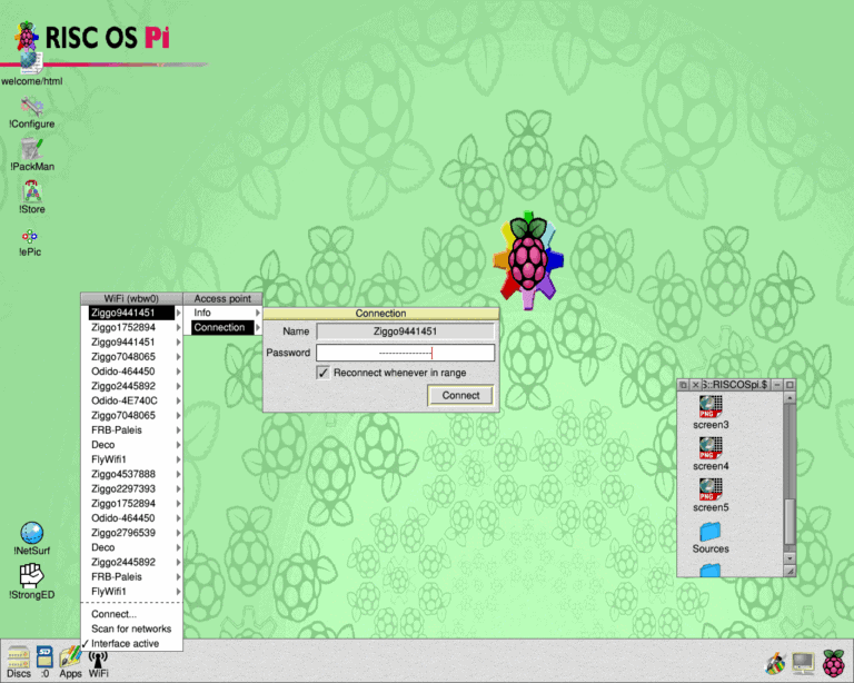 RISC OS连接具体Wi-Fi网络