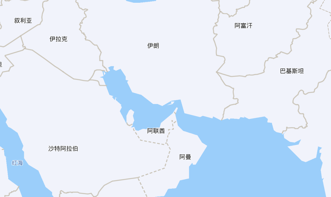 中东地区地图