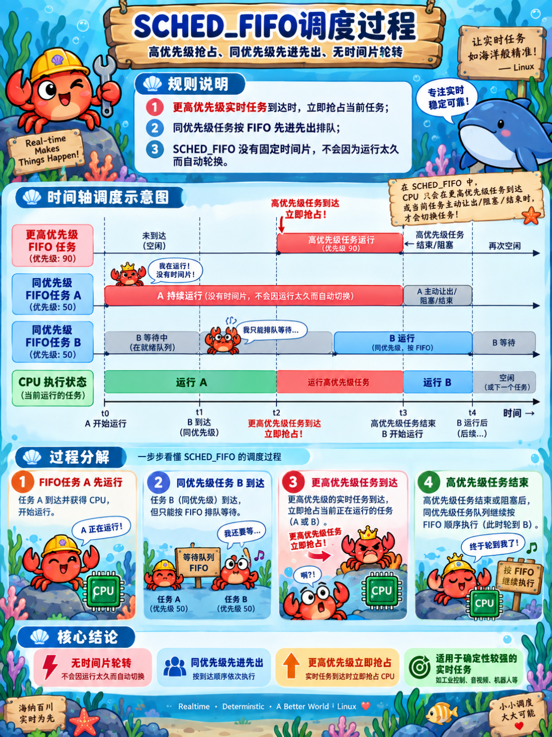 SCHED_FIFO调度过程