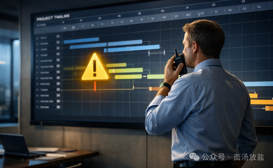 项目时间线预警图