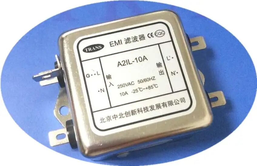 EMI 滤波器 A2IL-10A 正面标识