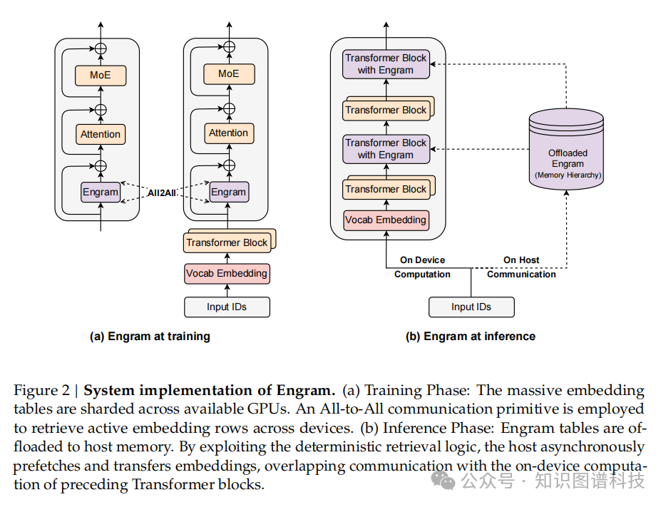 Engram系统实现：训练与推理阶段对比