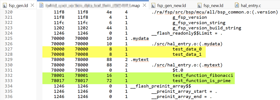 LLVM map文件中test_data_0/test_data_1与斐波那契函数、素数函数地址