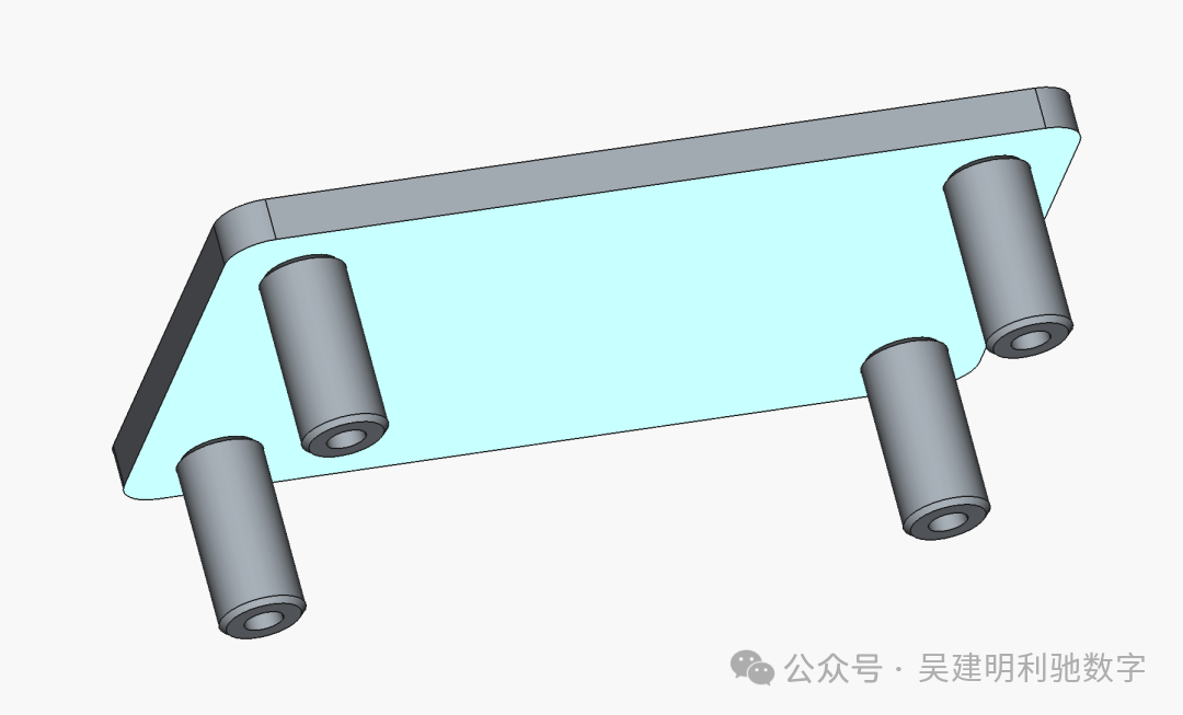 由Python脚本生成的3D机械零件模型