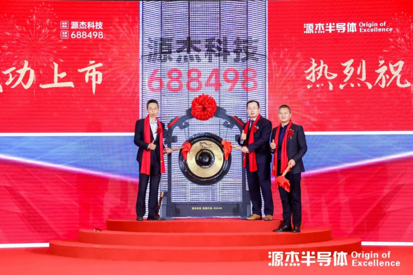 源杰科技上市庆祝现场