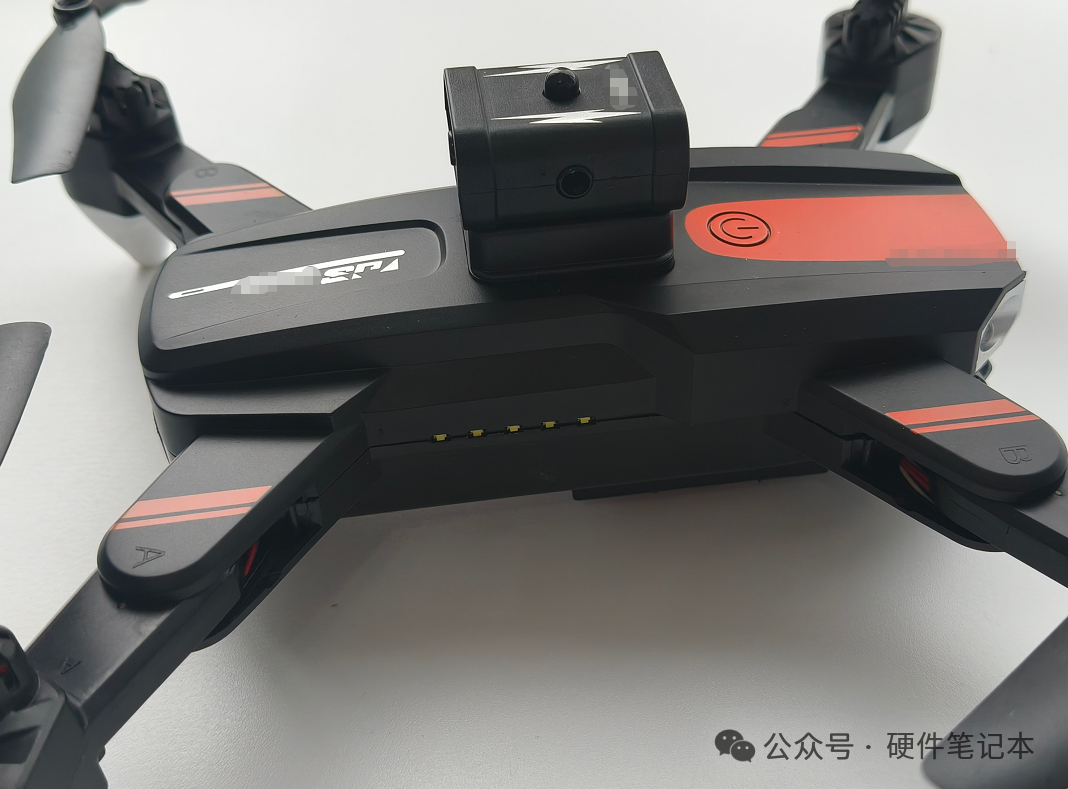 无人机侧面视图