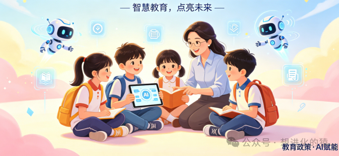 智慧教育主题插画