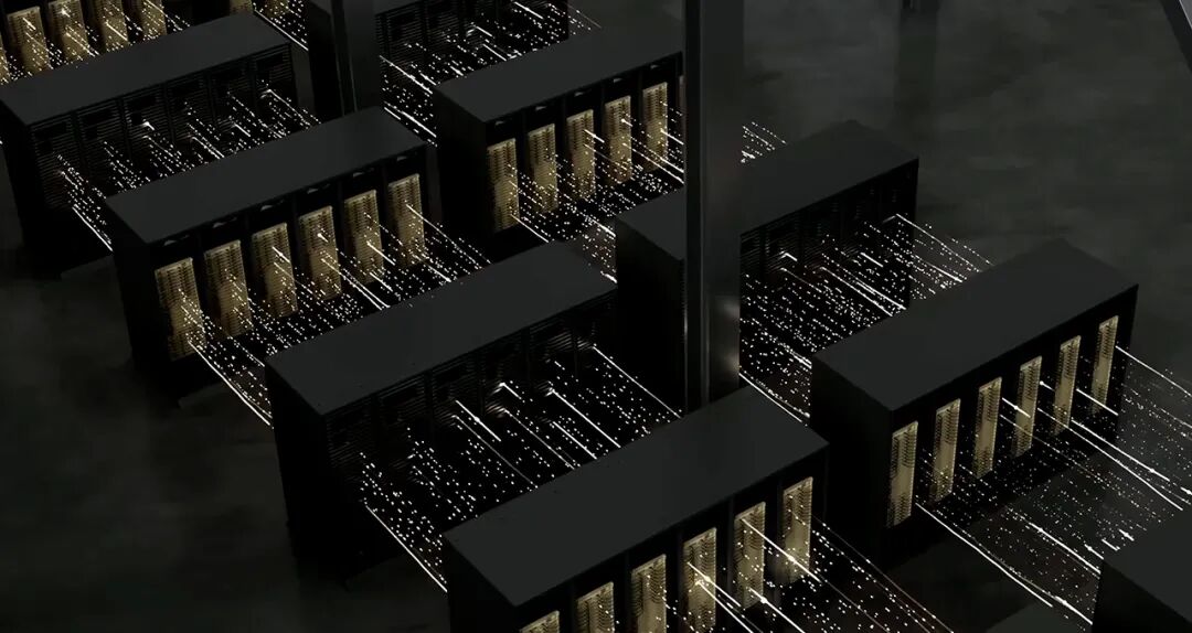 数据中心服务器机柜示意图