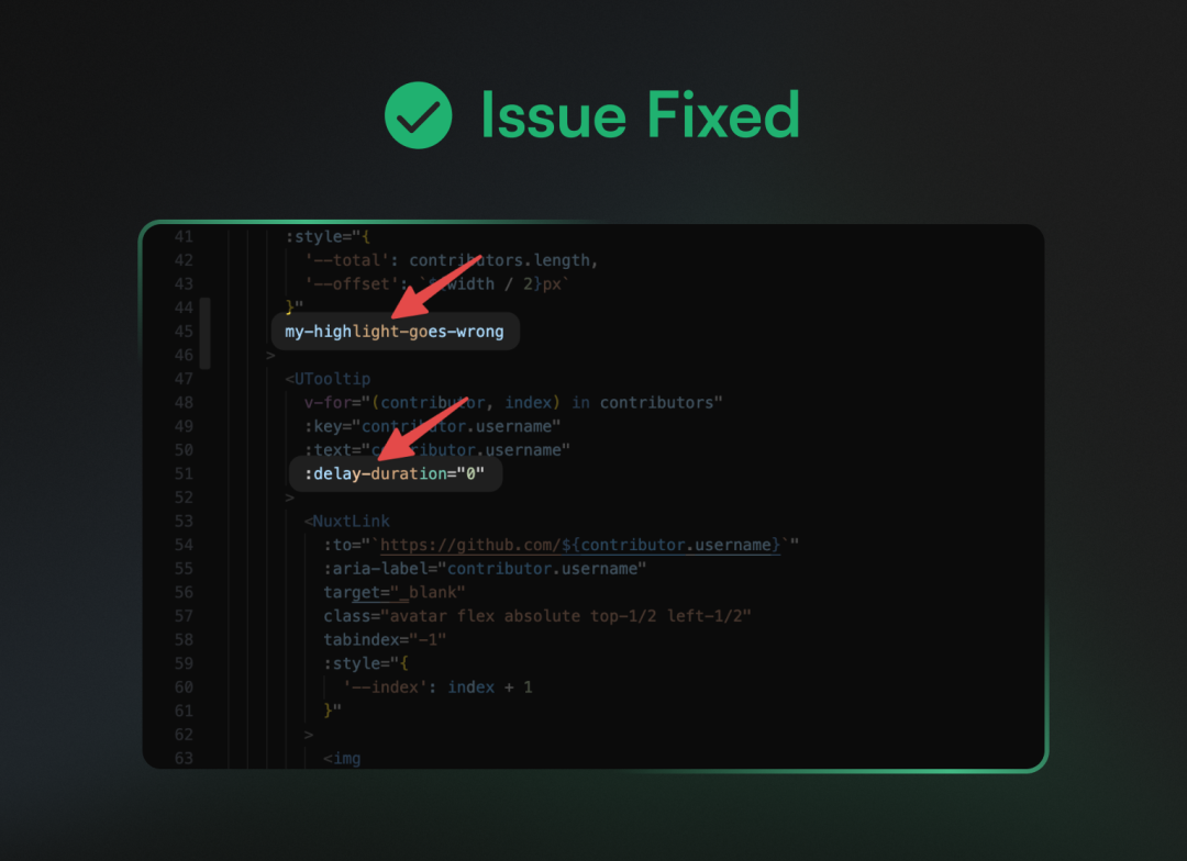 语法高亮修复演示