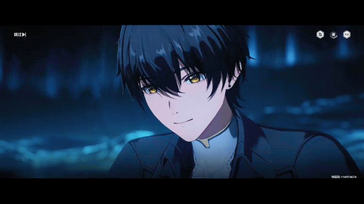 漂泊者在森林中沉思的动画特写