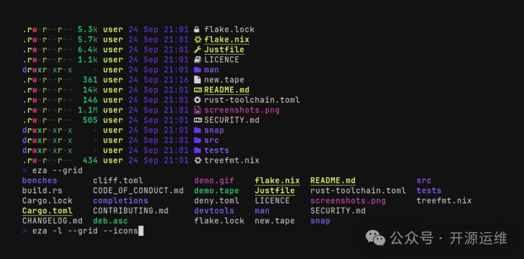 色彩与图标示例