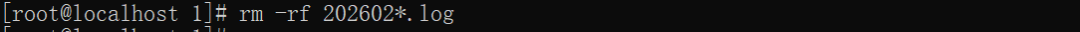 删除匹配202602*.log模式的所有日志文件