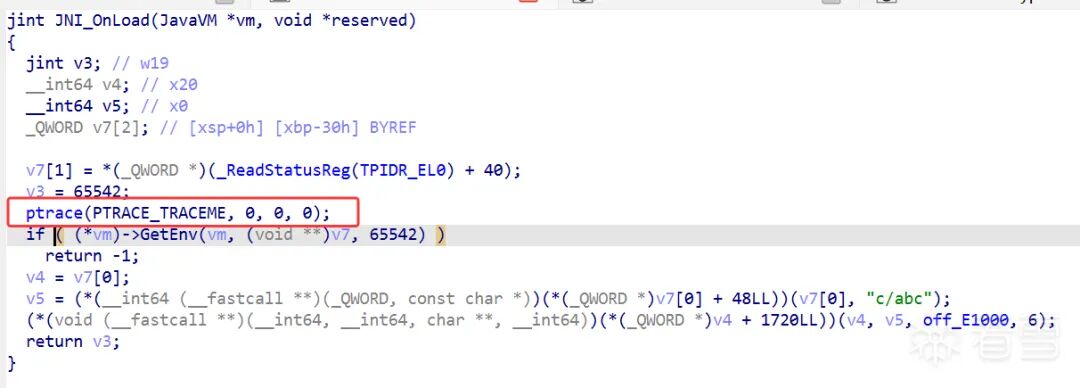 JNI_OnLoad代码截图