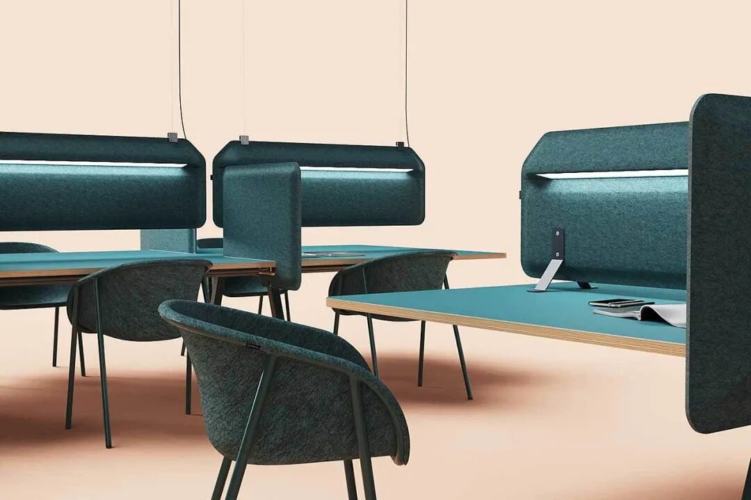 绿色模块化隔间办公桌椅