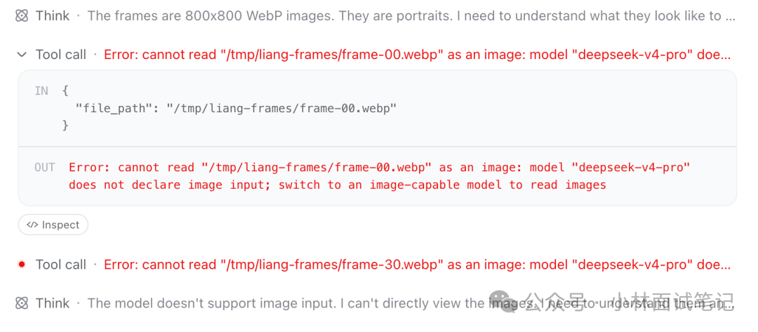 DeepSeek 模型无法读取 WebP 图像错误