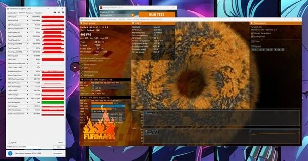 595.71驱动下GPU默认状态监控数据