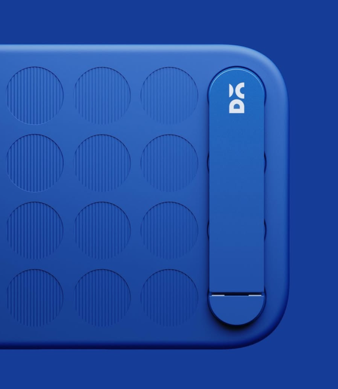 圆形凹陷纹理蓝色设备