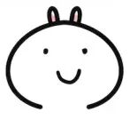 趣味兔子笑脸表情