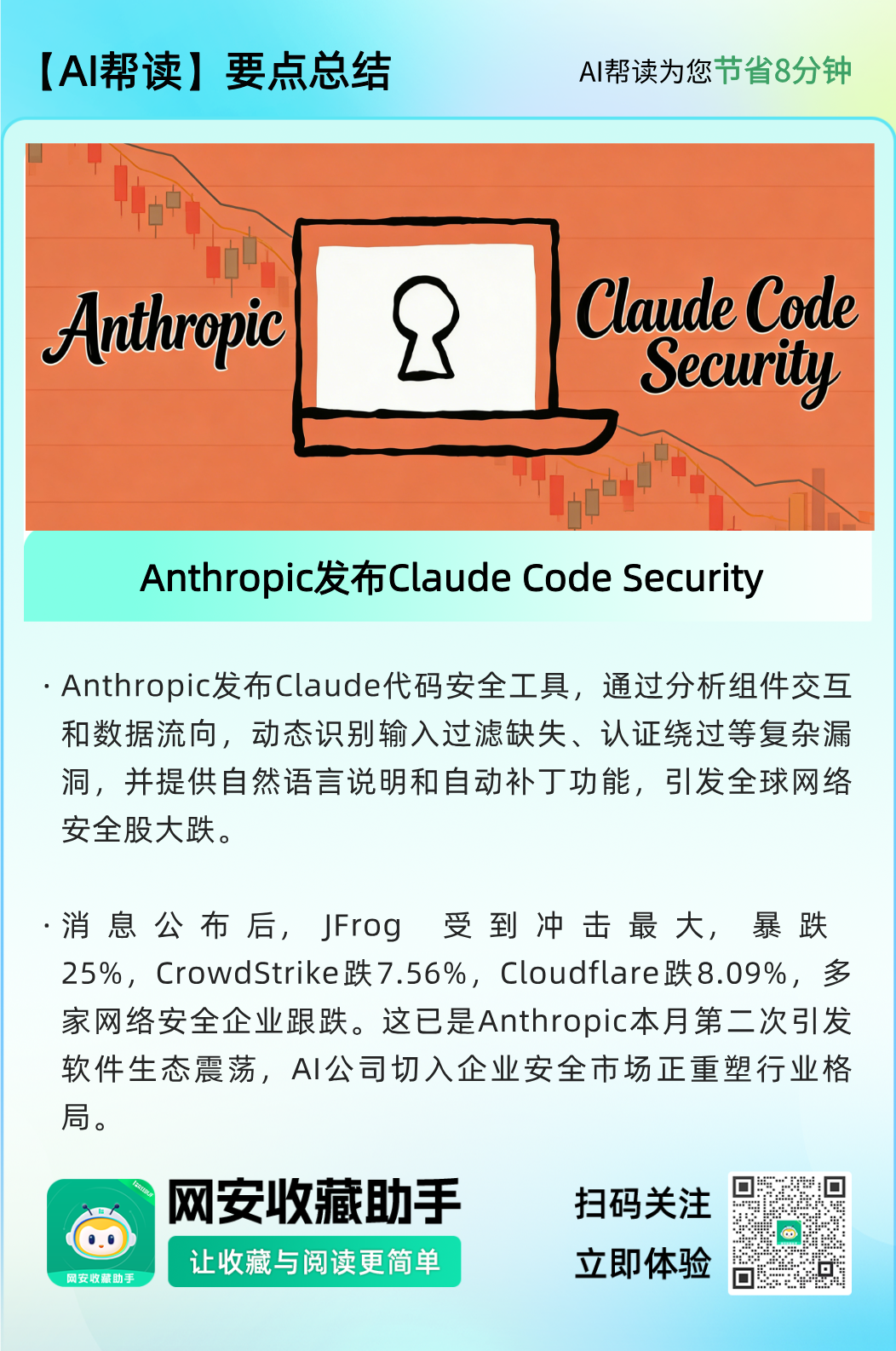 Anthropic Claude Code Security 发布摘要图