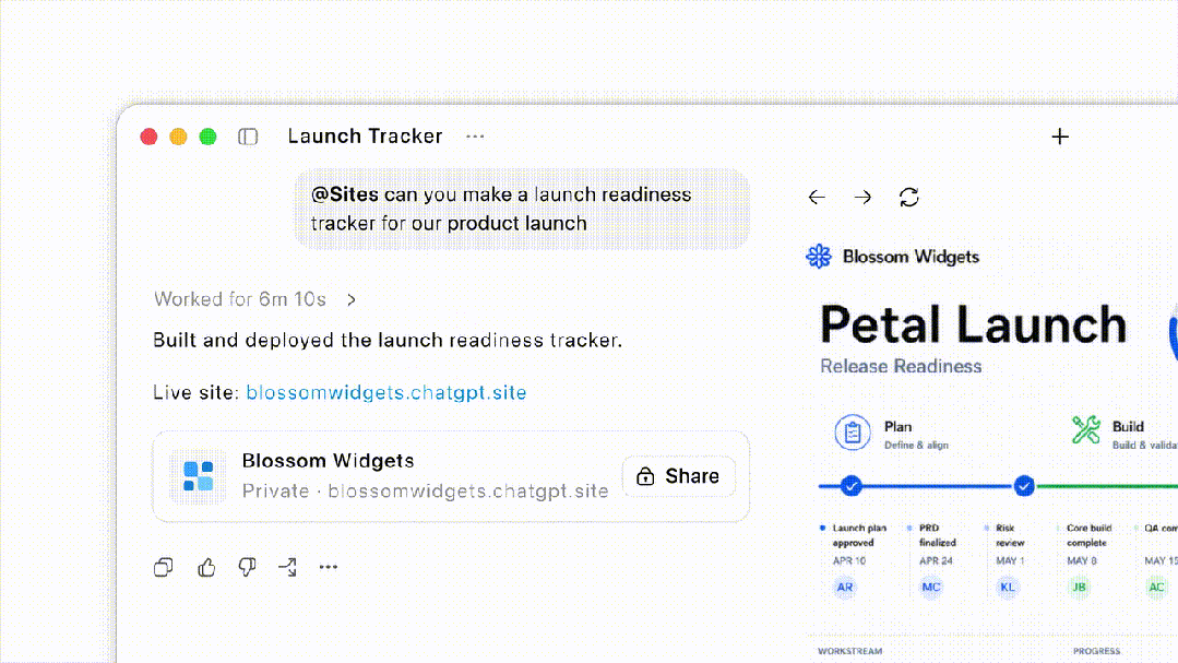 Launch Tracker 等项目界面拼贴