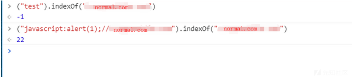 indexOf方法绕过验证