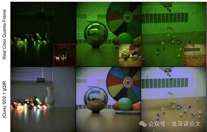 真实彩色SPAD重建结果